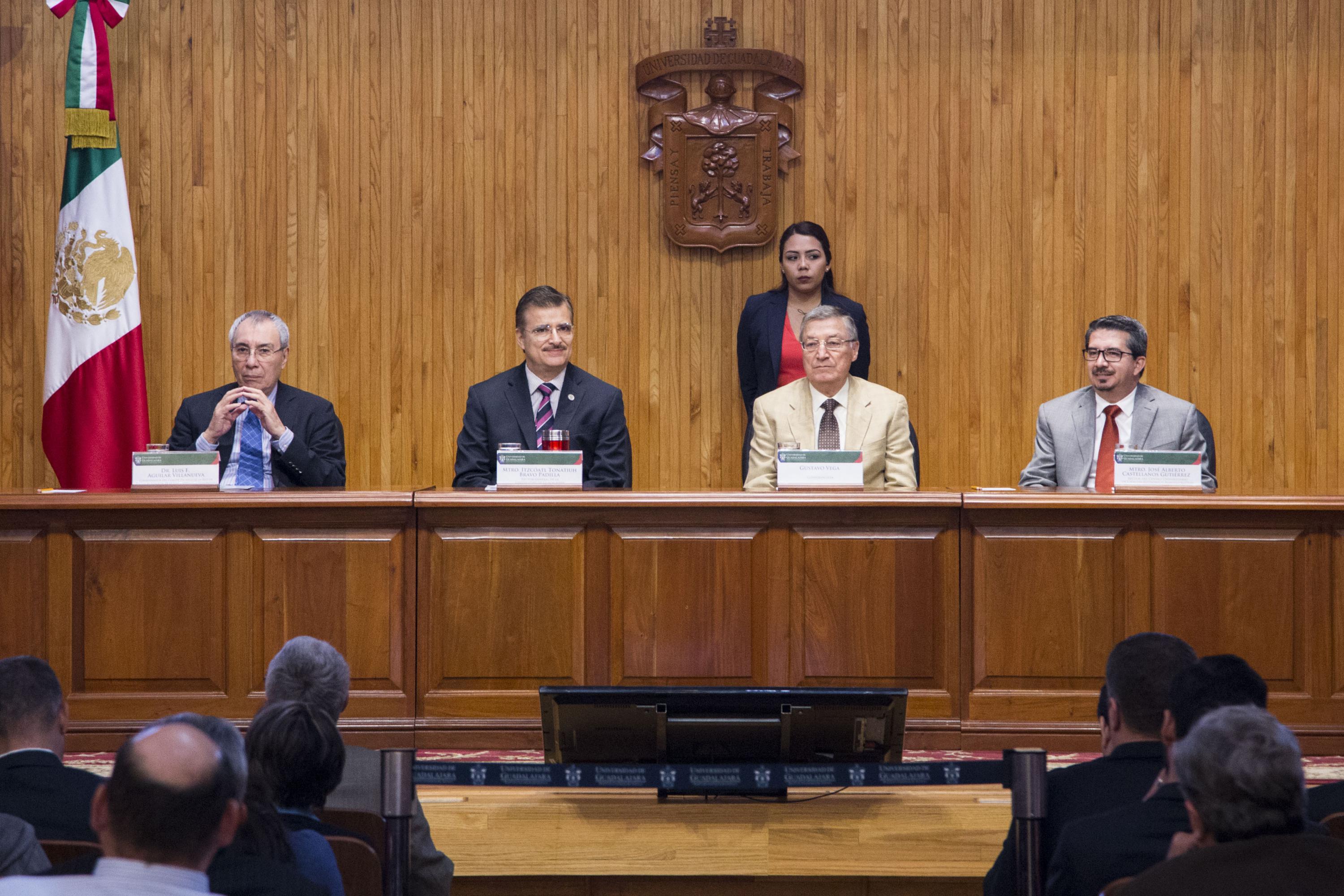 Inauguran el 4to. Coloquio de Invierno de la Red de Políticas Públicas en el en el Paraninfo Enrique Díaz de León de la Universidad de Guadalajara (UdeG).