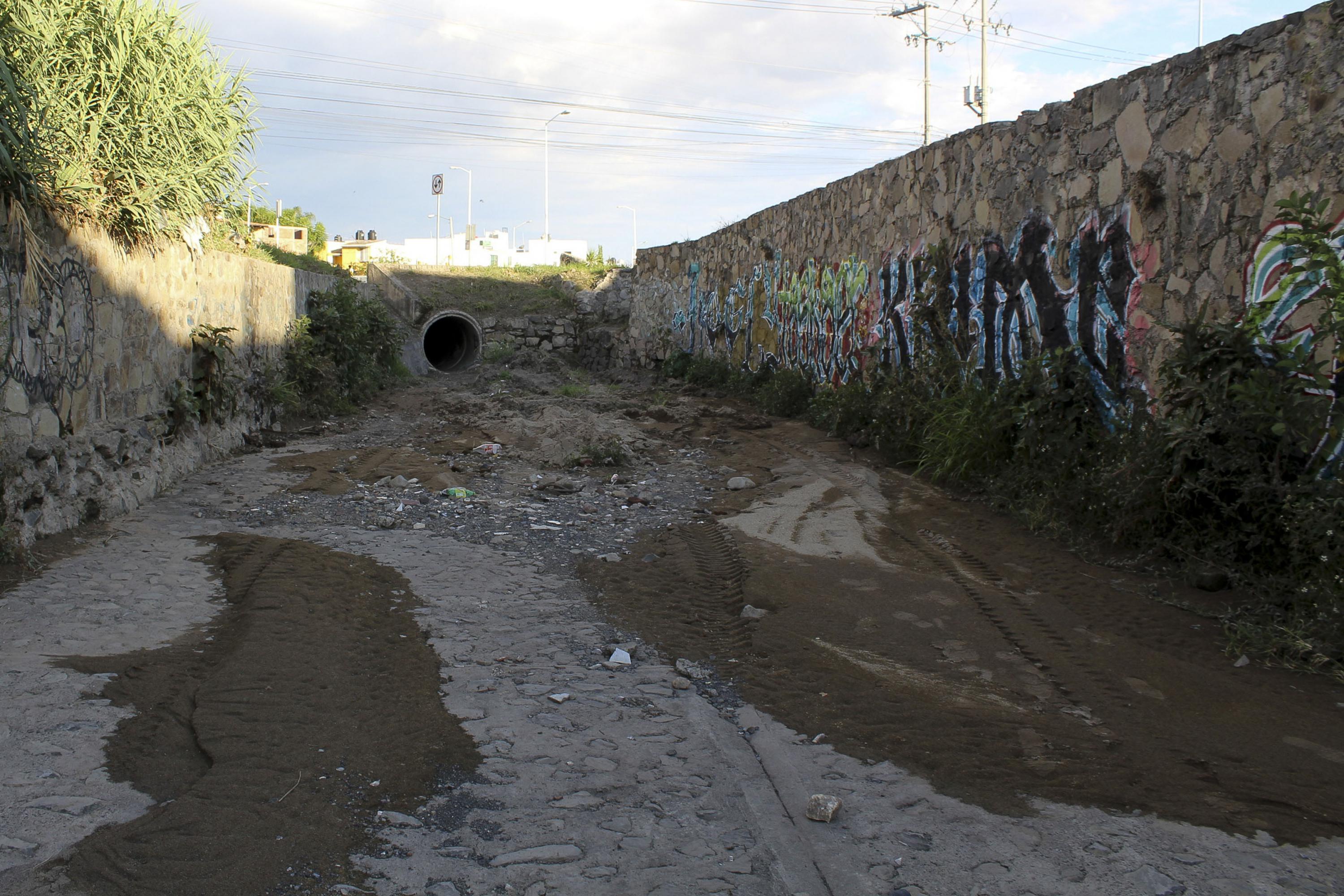 El canal de aguas visto desde su interior