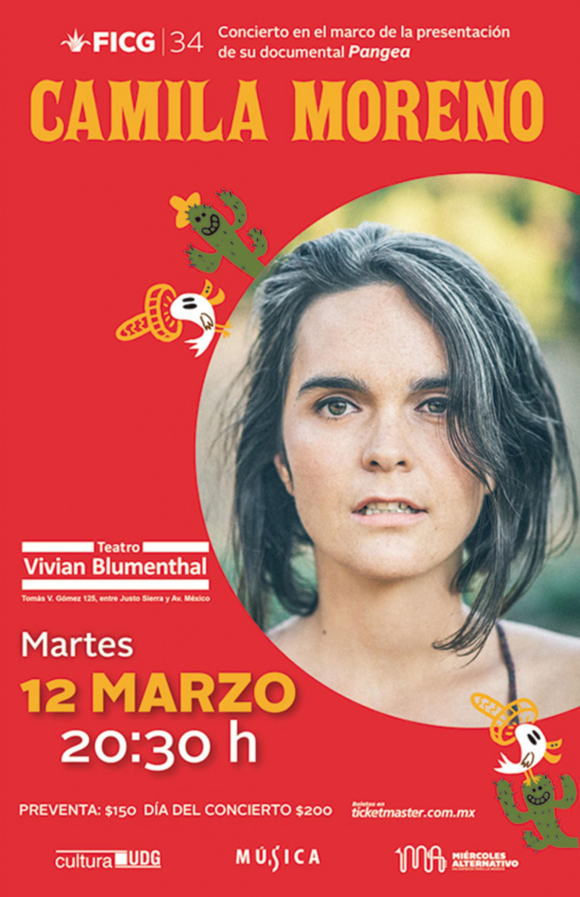 Camila Moreno Brindara Concierto En El Ficg34 Universidad De Guadalajara