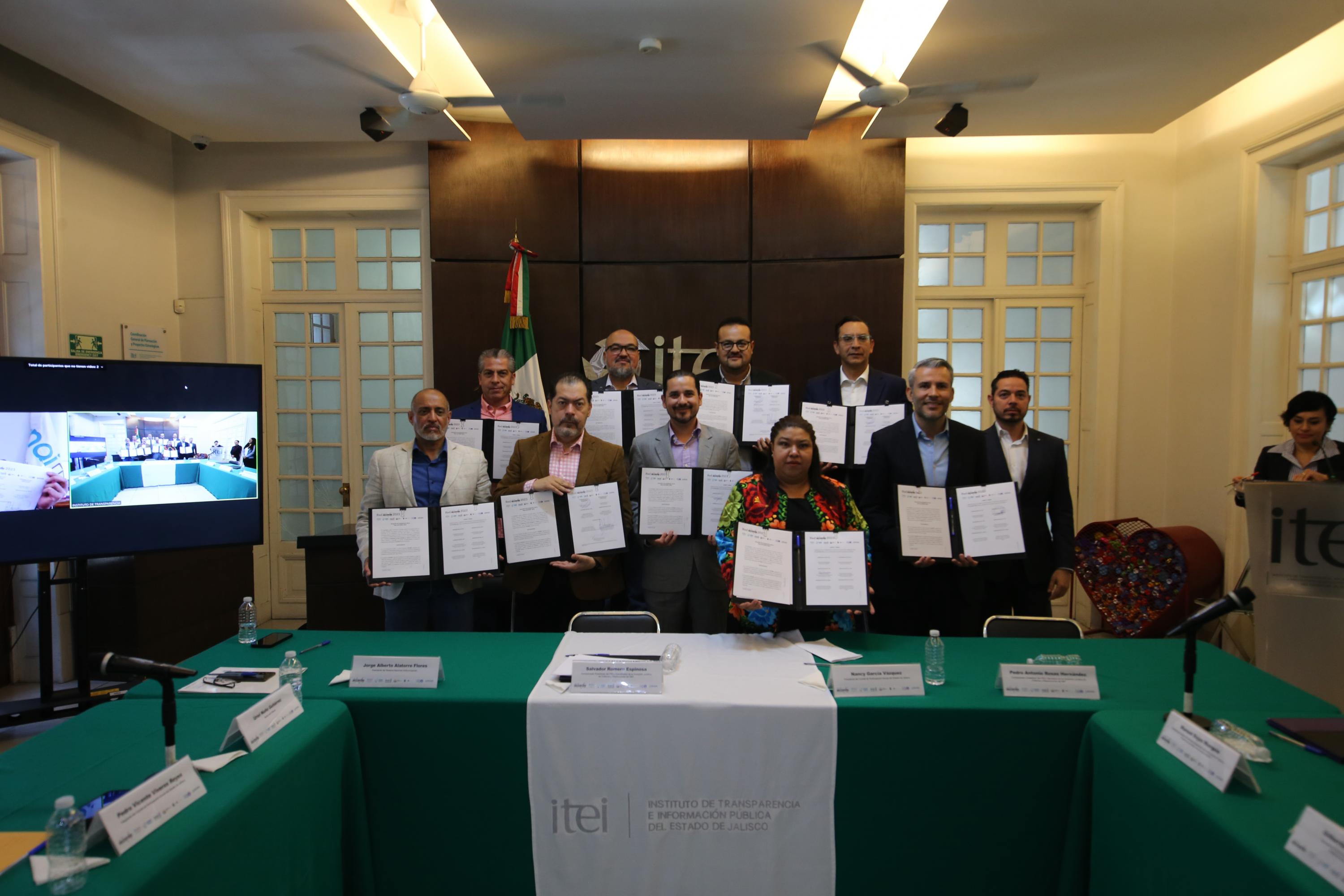 Firma Rector de CUNorte convenio con ITEI para garantizar la transparencia, el acceso a la información y combate a la corrupción