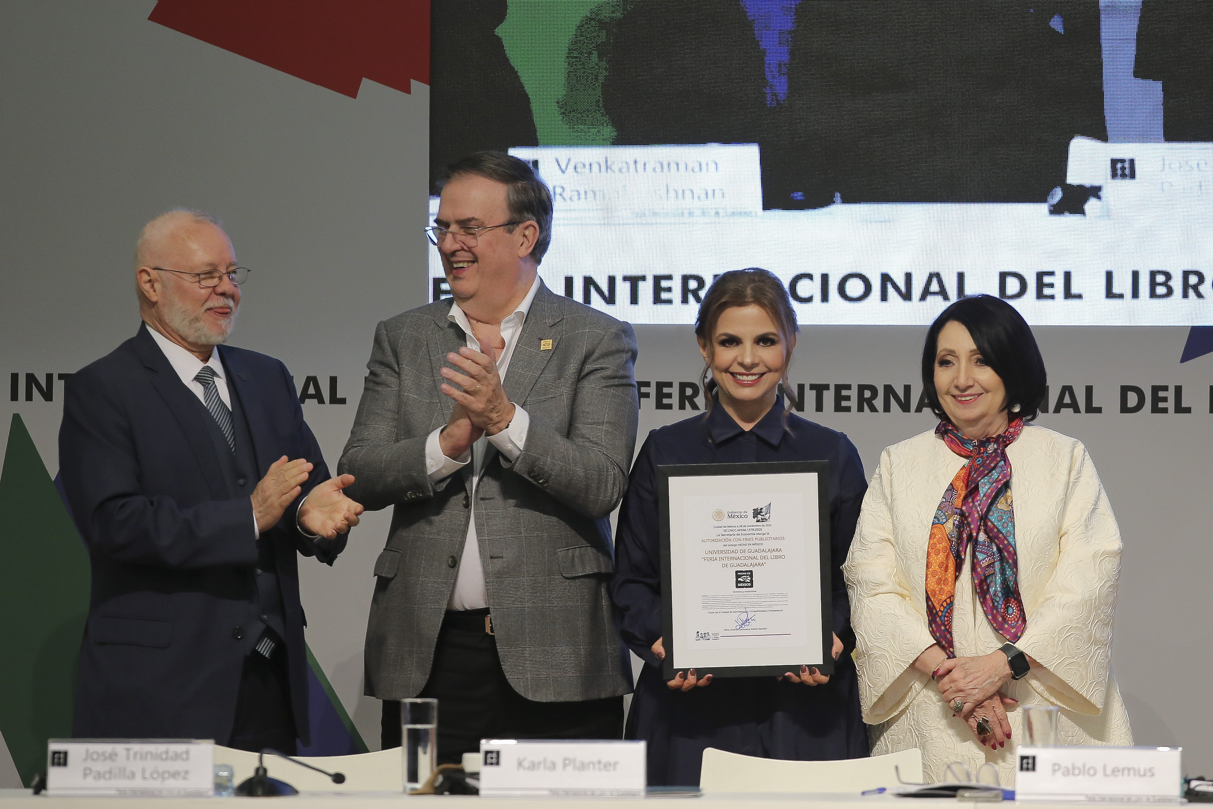 Gobierno de México reconoce a la FIL con certificado “Hecho en México” |  Universidad de Guadalajara