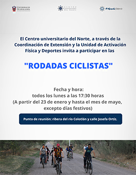 Rodadas ciclistas en Colotlán