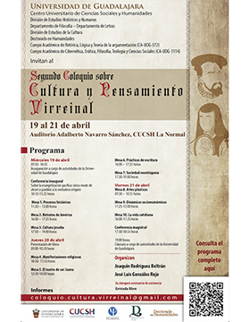 Segundo Coloquio sobre Cultura y Pensamiento Virreinal