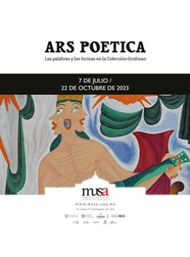 Cartel de la Exposición: Ars poetica. Las palabras y las formas en la Colección Grodman
