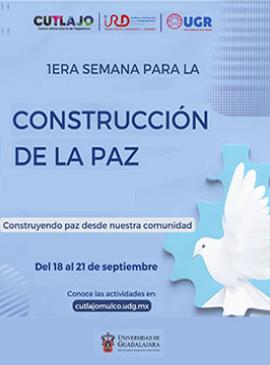 Cartel de la 1era Semana para la Construcción de la Paz