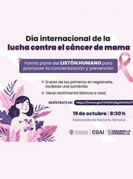 Cartel del Día Internacional de la Lucha contra el Cáncer de Mama Cartel del Día Internacional de la Lucha contra el Cáncer de Mama