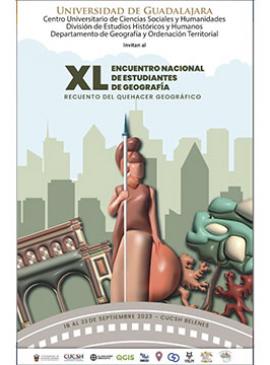 Cartel del XL Encuentro Nacional de Estudiantes de Geografía