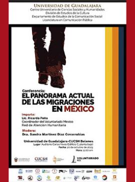 Cartel de la Conferencia: El panorama actual de las migraciones en México Cartel de la Conferencia: El panorama actual de las migraciones en México