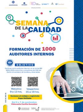 Cartel de la Semana de la calidad