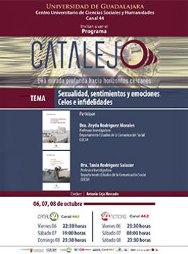 Cartel del Programa Catalejo: “Sexualidad, sentimientos y emociones. Celos e infidelidades”