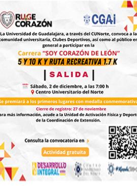 Cartel de la Carrera "SOY CORAZÓN DE LEÓN" Cartel de la Carrera "SOY CORAZÓN DE LEÓN"