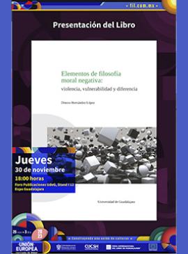 Cartel de la Presentación del libro: Elementos de filosofía moral negativa