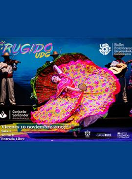 Cartel del Ballet Folclórico de la Universidad de Guadalajara