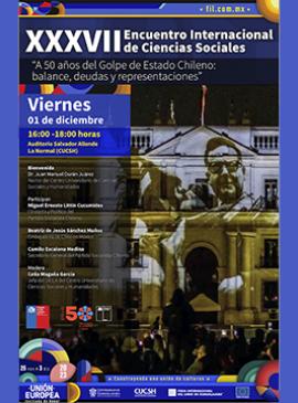Cartel del XXXVII Encuentro Internacional de Ciencias Sociales Cartel del XXXVII Encuentro Internacional de Ciencias Sociales