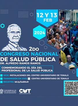Cartel del 2do. Congreso Nacional en Salud Pública "Dr. Alfredo Ramos Ramos"