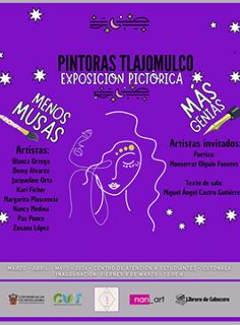 Cartel de la Exposición pictórica: Pintoras Tlajomulco Cartel de la Exposición pictórica: Pintoras Tlajomulco