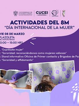 Cartel de las Actividades del 8M en el CUCEI Cartel de las Actividades del 8M en el CUCEI