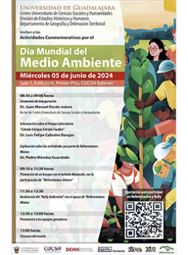 Cartel de las Actividades conmemorativas por el Día Mundial del Medio Ambiente