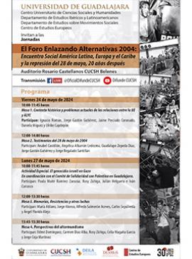 Cartel de las Jornadas: El Foro Enlazando Alternativas 2004 Cartel de las Jornadas: El Foro Enlazando Alternativas 2004