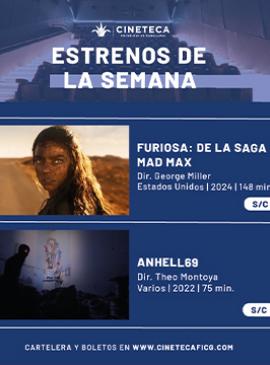 Cartel de los estrenos de la Cineteca FICG
