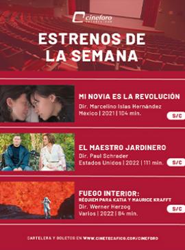 Cartel de los estrenos del Cineforo Universidad Cartel de los estrenos del Cineforo Universidad