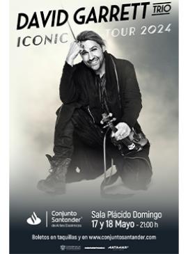 Cartel de David Garret, Iconic Tour 2024