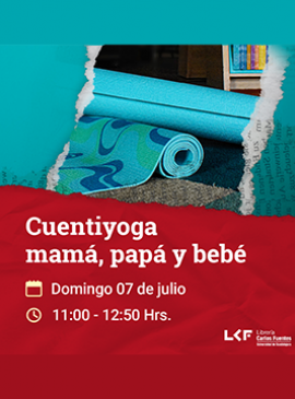 Cartel del Cuentiyoga mamá, papá y bebé Cartel del Cuentiyoga mamá, papá y bebé