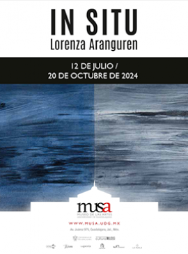 Cartel de la Exposición: In situ, de Lorenza Aranguren Cartel de la Exposición: In situ, de Lorenza Aranguren