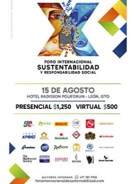 Cartel del 10° Foro Internacional de Sustentabilidad Cartel del 10° Foro Internacional de Sustentabilidad