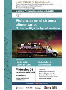 Cartel del Foro: Violencias en el sistema alimentario. El caso del Gigante Agroalimentario Cartel del Foro: Violencias en el sistema alimentario. El caso del Gigante Agroalimentario