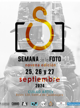 Cartel del IX Semana de la Foto