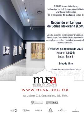 Cartel del Recorrido en Lengua de Señas Mexicana (LSM) Cartel del Recorrido en Lengua de Señas Mexicana (LSM)
