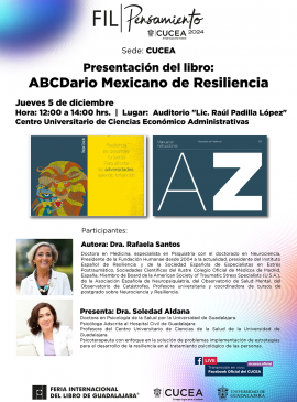 Cartel de la Presentación del libro: ABCDario Mexicano de Resiliencia Cartel de la Presentación del libro: ABCDario Mexicano de Resiliencia