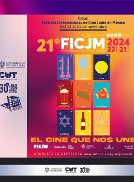 Cartel del 21° Festival Internacional de Cine Judío en México Cartel del 21° Festival Internacional de Cine Judío en México