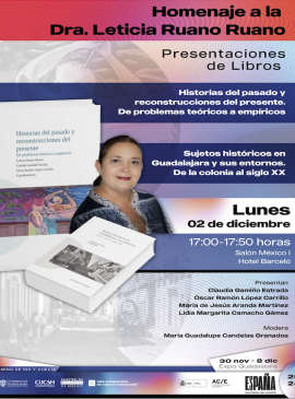 Carel de la Homenaje a la Dra. Leticia Ruano Ruano Cartel de la Homenaje a la Dra. Leticia Ruano Ruano