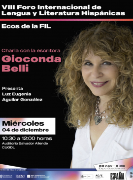 Cartel del VIII Foro Internacional de Lengua y Literatura Hispánicas