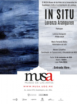 Cartel de la Presentación del catálogo: In situ, de Lorenza Aranguren Cartel de la Presentación del catálogo: In situ, de Lorenza Aranguren