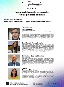 Cartel del Impacto del cambio tecnológico en las políticas públicas Cartel del Impacto del cambio tecnológico en las políticas públicas