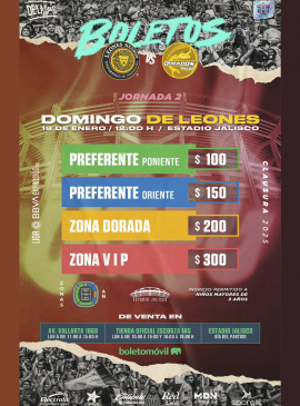 Cartel de Leones Negros vs Dorados Cartel de Leones Negros vs Dorados