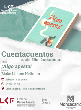 Cartel del Cuentacuentos. Título: ¡Algo apesta! Cartel del Cuentacuentos. Título: ¡Algo apesta!
