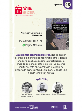 Cartel del Página Maestra. Un programa de Editorial UDG. Episodio 96 Cartel del Página Maestra. Un programa de Editorial UDG. Episodio 96