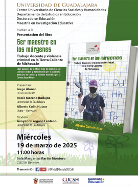 Cartel de la Presentación del libro: Ser maestro en los márgenes Cartel de la Presentación del libro: Ser maestro en los márgenes