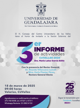 Cartel del 3er Informe de actividades de la doctora María Luisa García Bátiz Cartel del 3er Informe de actividades de la doctora María Luisa García Bátiz