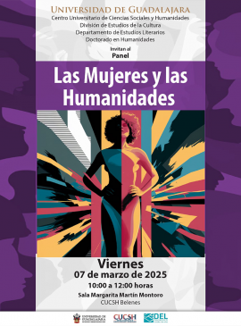 Cartel del Panel: Las mujeres y las humanidades Cartel del Panel: Las mujeres y las humanidades