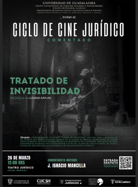 Cartel de la Proyección de la película: Tratado de invisibilidad Cartel de la Proyección de la película: Tratado de invisibilidad