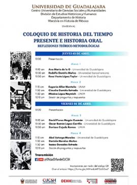 Coloquio de historia del tiempo presente e historia oral Coloquio de historia del tiempo presente e historia oral