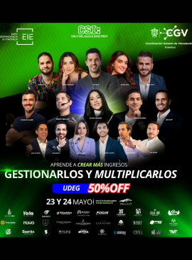 Cartel de la Expo Independencia Económica capítulo CSI: Creadores, Ventas e Inversión Cartel de la Expo Independencia Económica capítulo CSI: Creadores, Ventas e Inversión
