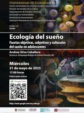 Cartel de la Sesión: Ecología del sueño. Facetas objetivas, subjetivas y culturales del sueño en adolescentes Cartel de la Sesión: Ecología del sueño. Facetas objetivas, subjetivas y culturales del sueño en adolescentes