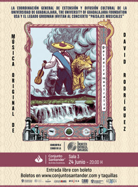 Cartel de Paisajes musicales: Ecos entre la contemporaneidad y la naturaleza Cartel de Paisajes musicales: Ecos entre la contemporaneidad y la naturaleza