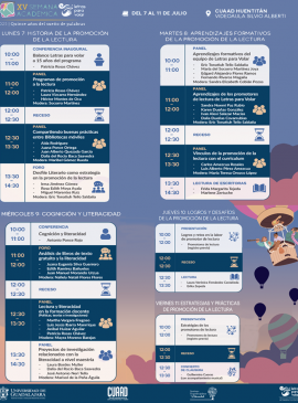 Cartel del XV Semana Académica Letras para Volar Cartel del XV Semana Académica Letras para Volar